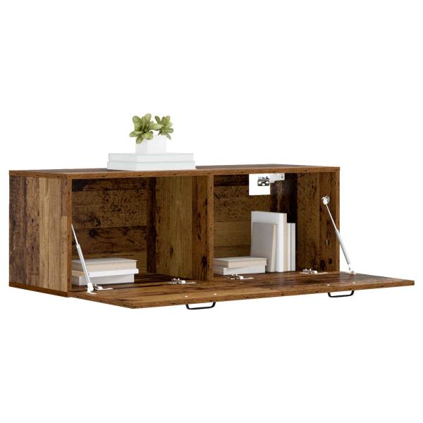 Wandschrank Altholz 100 x 36,5 x 35 cm Holzwerkstoff