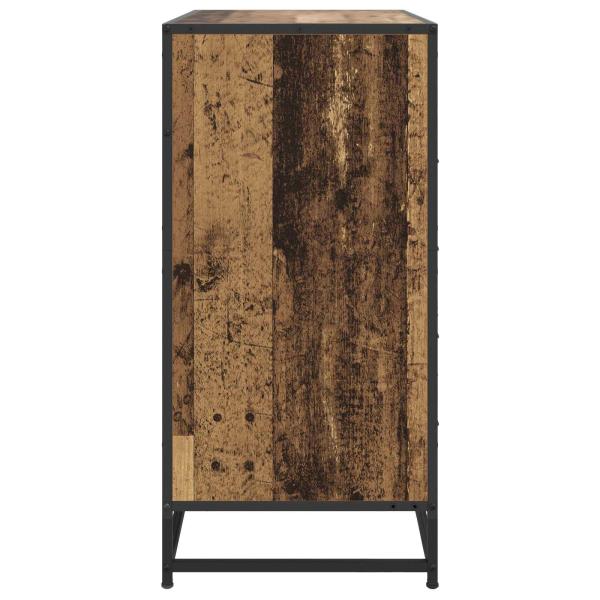 Schubladenschrank 4-Schublade Altholz 70 x 41 x 83,5 cm