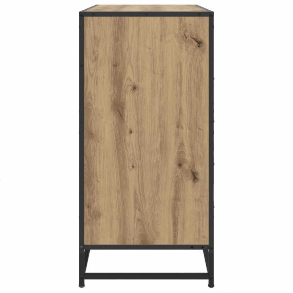 Schubladenschrank 4-Schublade Artisan-Eiche 70 x 41 x 83,5 cm