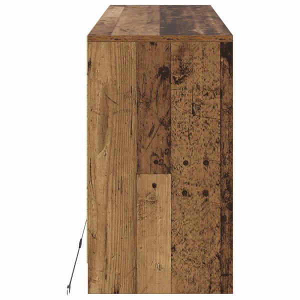 TV-Schränk 91 x 34 x 61 cm Altholz Holzwerkstoff