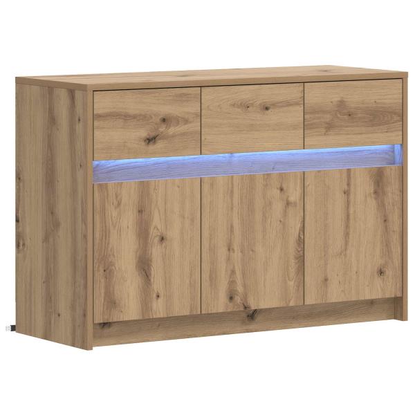 TV-Schränk 91 x 34 x 61 cm Artisan-Eiche Holzwerkstoff