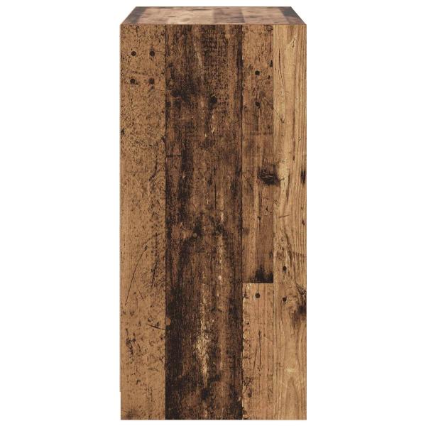 Kleiderschrank mit Regal Altholz 77 x 48 x 102 cm PB