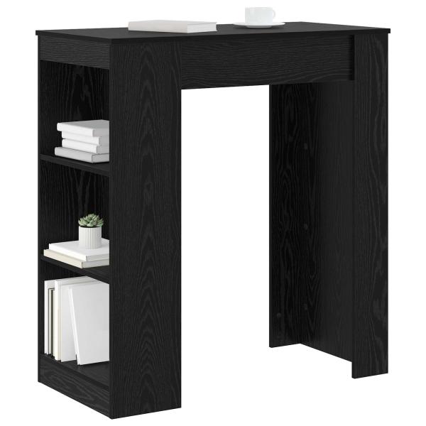 Bartisch 95 x 47 x 103,5 cm Holzwerkstoff Schwarze Eiche
