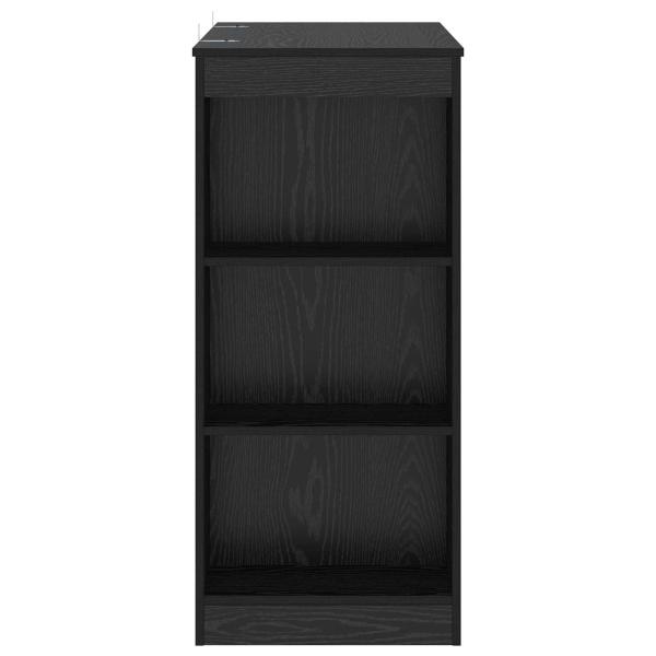 Bartisch 95 x 47 x 103,5 cm Holzwerkstoff Schwarze Eiche