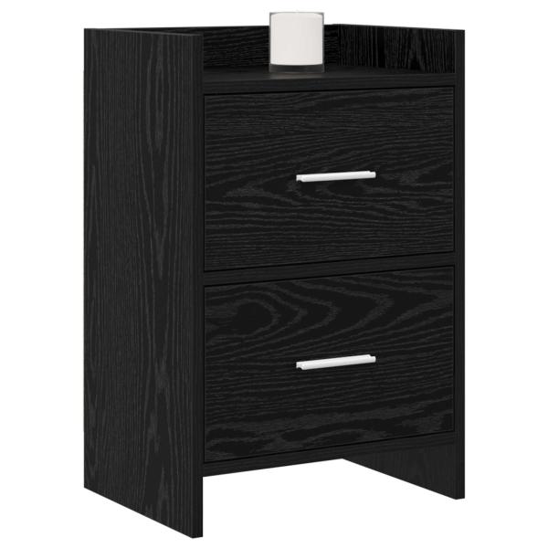 Nachttische Schwarze Eiche 40 x 30 x 60 cm Holzwerkstoff
