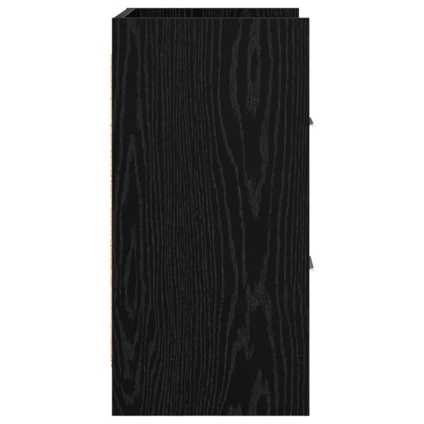 Nachttische Schwarze Eiche 40 x 30 x 60 cm Holzwerkstoff