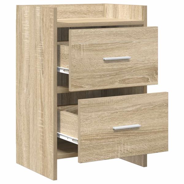 Nachttische Sonoma-Eiche 40 x 30 x 60 cm Holzwerkstoff