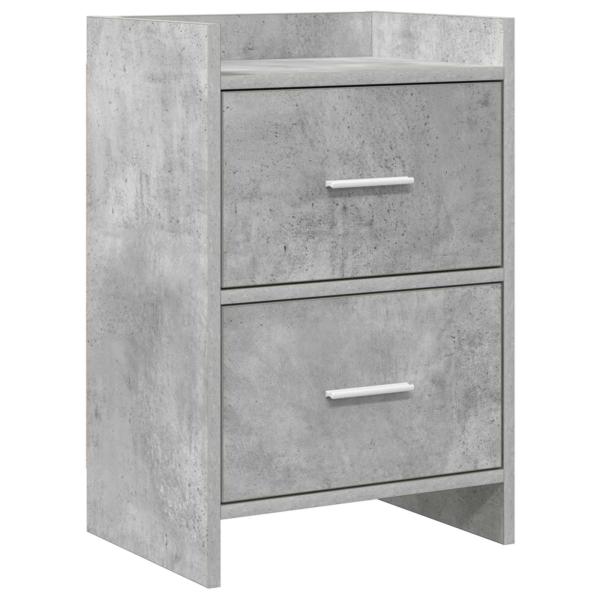 Nachttische Betongrau 40 x 30 x 60 cm Holzwerkstoff