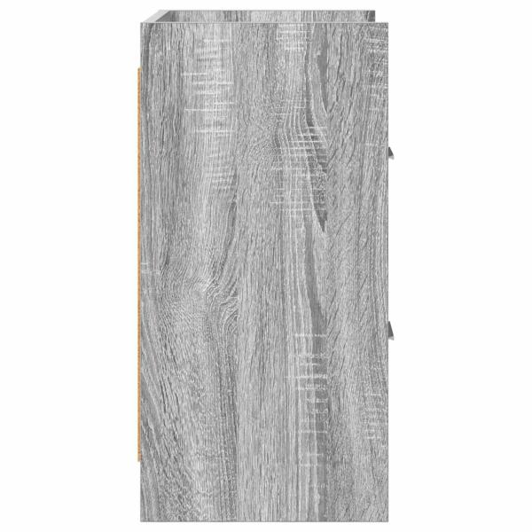 Nachttische 2 stk. Grau Sonoma 40 x 30 x 60 cm Holzwerkstoff