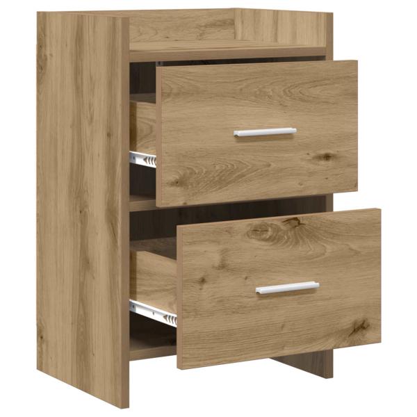 Nachttische 2 stk. Artisan-Eiche 40 x 30 x 60 cm Holzwerkstoff