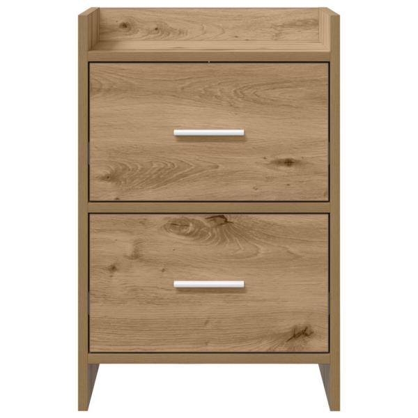 Nachttische 2 stk. Artisan-Eiche 40 x 30 x 60 cm Holzwerkstoff