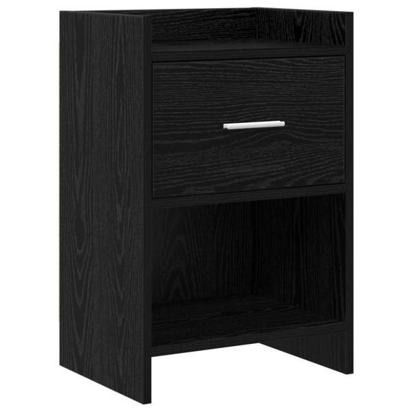 Nachttische Schwarz Eichen-Optik 40 x 30 x 60 cm Holzwerkstoff