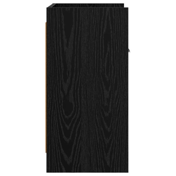 Nachttische 2 stk. Schwarze Eiche 40 x 30 x 60 cm Holzwerkstoff