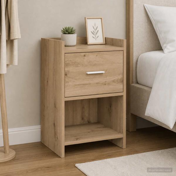 ARDEBO.de - Nachttische Artisan-Eiche 40 x 30 x 60 cm Holzwerkstoff