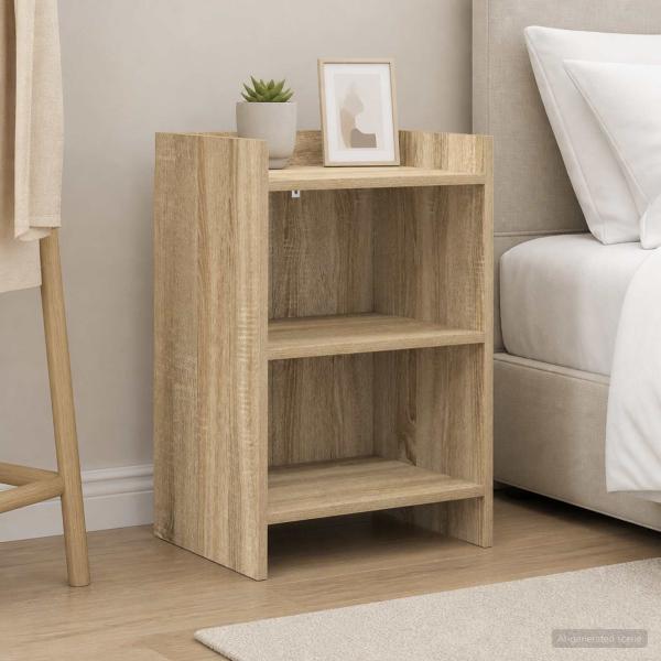 Nachttische Sonoma-Eiche 40 x 30 x 60 cm Holzwerkstoff