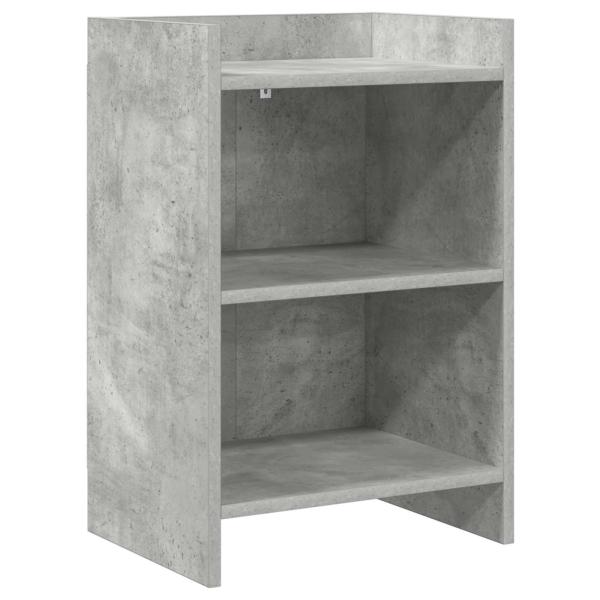 ARDEBO.de - Nachttische Betongrau 40 x 30 x 60 cm Holzwerkstoff