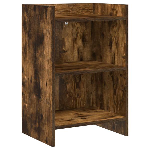 ARDEBO.de - Nachttische Geräucherte Eiche 40 x 30 x 60 cm Holzwerkstoff