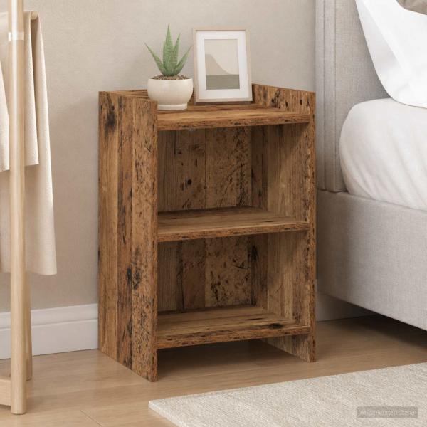 Nachttische 2 stk. Altholz 40 x 30 x 60 cm Holzwerkstoff