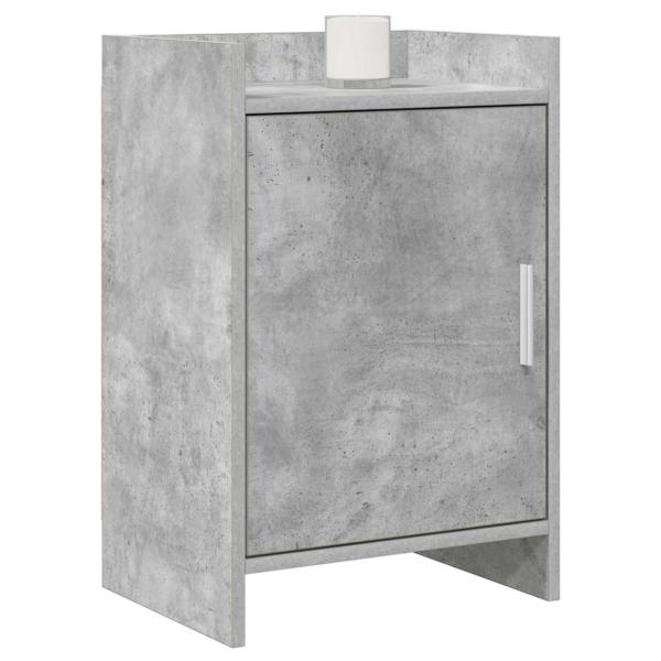 Nachttische 2 stk. Betongrau 40 x 30 x 60 cm Holzwerkstoff
