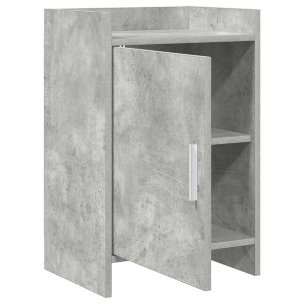 Nachttische 2 stk. Betongrau 40 x 30 x 60 cm Holzwerkstoff