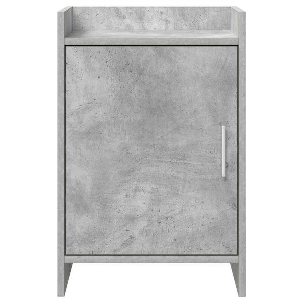 Nachttische 2 stk. Betongrau 40 x 30 x 60 cm Holzwerkstoff