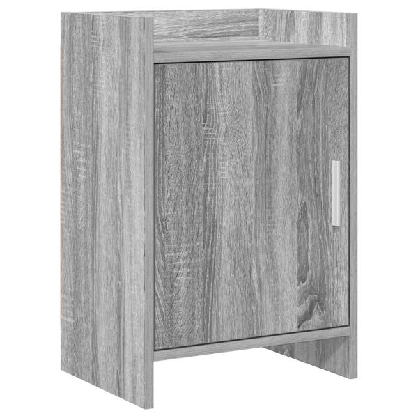 ARDEBO.de - Nachttische Grau Sonoma 40 x 30 x 60 cm Holzwerkstoff