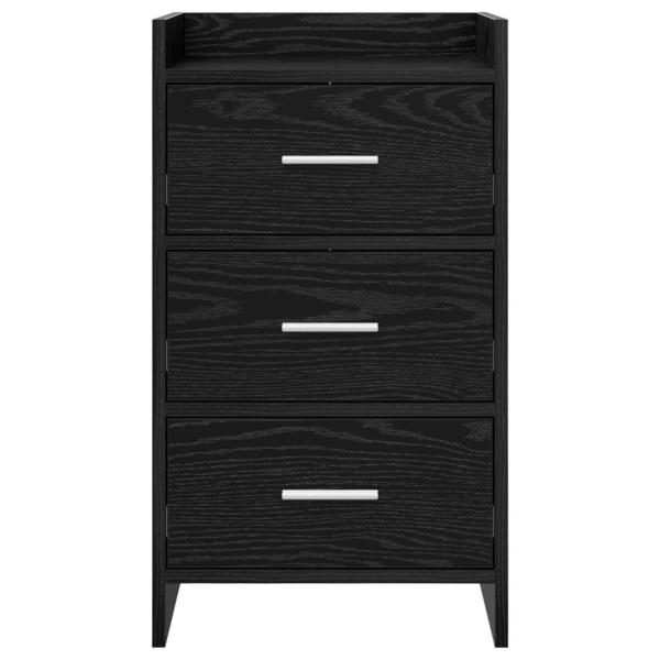 Nachttische Schwarze Eiche 40 x 36 x 70 cm Holzwerkstoff