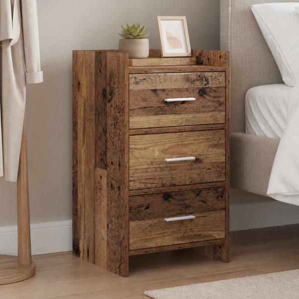 Nachttische Altholz 40 x 36 x 70 cm Holzwerkstoff