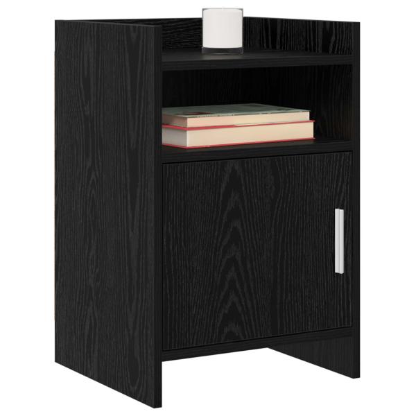 Nachttische 2 stk. Schwarze Eiche 40 x 36 x 60 cm Holzwerkstoff