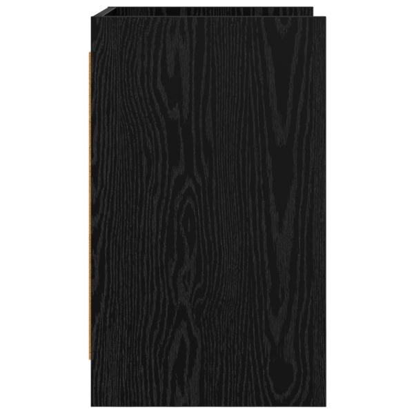 Nachttische 2 stk. Schwarze Eiche 40 x 36 x 60 cm Holzwerkstoff