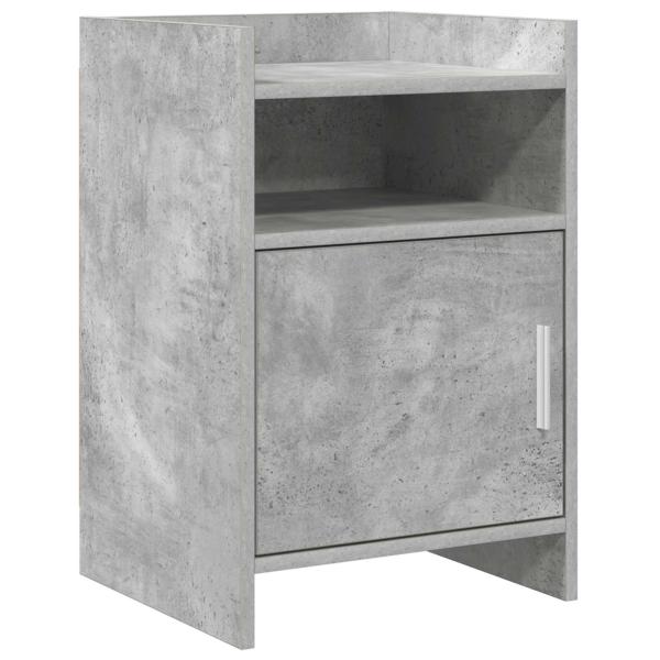 ARDEBO.de - Nachttische Betongrau 40 x 36 x 60 cm Holzwerkstoff