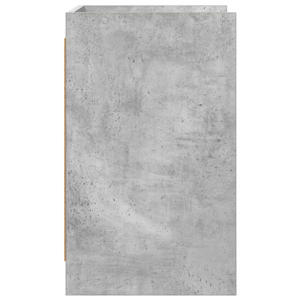 Nachttische 2 stk. Betongrau 40 x 36 x 60 cm Holzwerkstoff