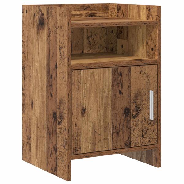 ARDEBO.de - Nachttische Altholz 40 x 36 x 60 cm Holzwerkstoff