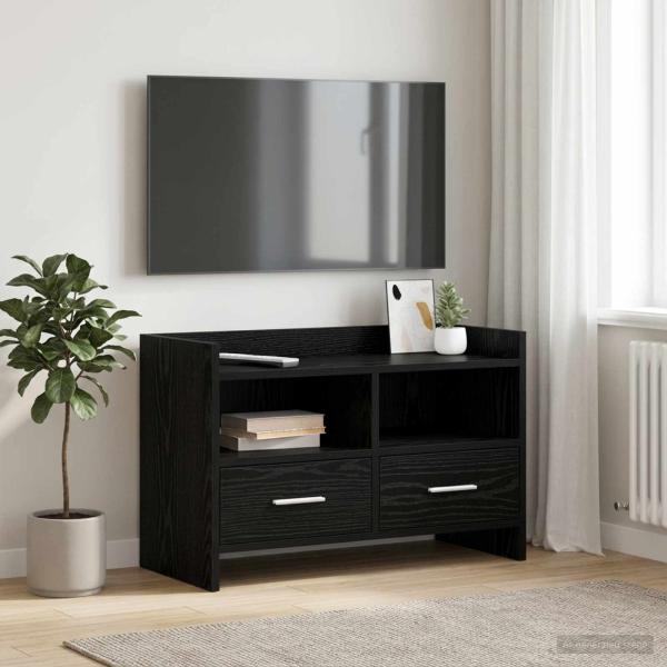 ARDEBO.de - TV-Schränk 71,5 x 33 x 47 cm Schwarze Eiche Holzwerkstoff