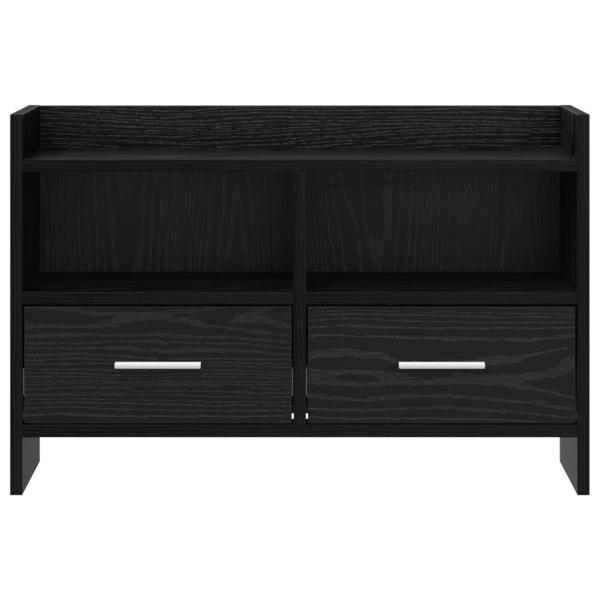 TV-Schränk 71,5 x 33 x 47 cm Schwarze Eiche Holzwerkstoff