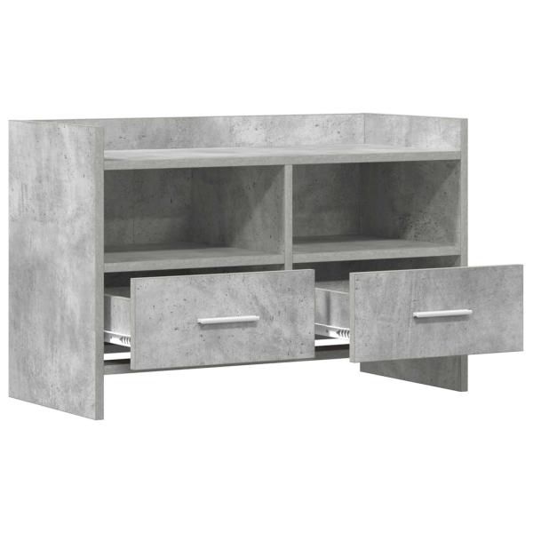 TV-Schränk 71,5 x 33 x 47 cm Betongrau Holzwerkstoff