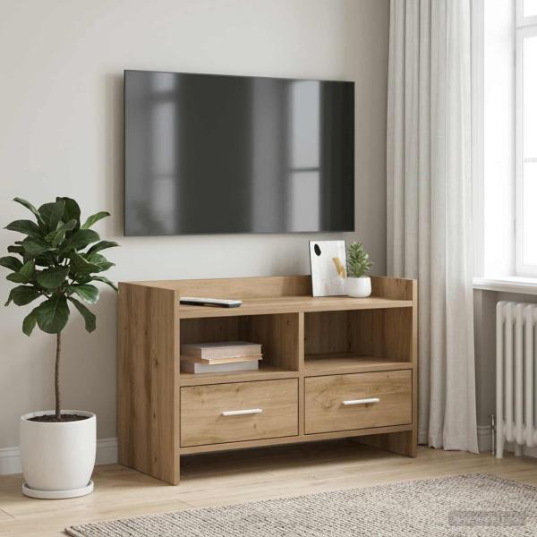 ARDEBO.de - TV-Schränk 71,5 x 33 x 47 cm Artisan-Eiche Holzwerkstoff