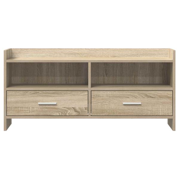 TV-Schränk 100 x 33 x 47 cm Sonoma-Eiche Holzwerkstoff