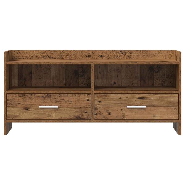 TV-Schränk 100 x 33 x 47 cm Altholz Holzwerkstoff