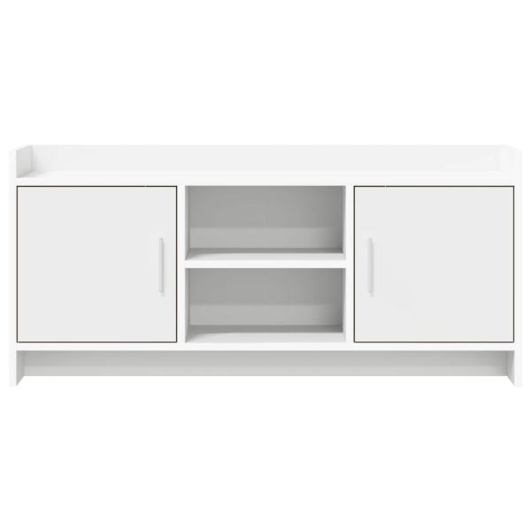 TV-Schränk 102 x 33 x 47 cm Weiß Holzwerkstoff