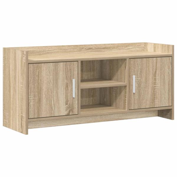 TV-Schränk 102 x 33 x 47 cm Sonoma-Eiche Holzwerkstoff