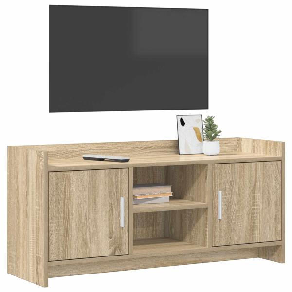TV-Schränk 102 x 33 x 47 cm Sonoma-Eiche Holzwerkstoff