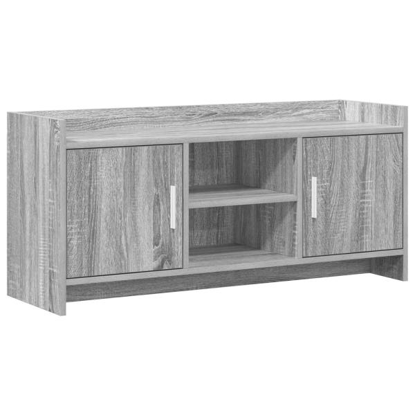 TV-Schränk 102 x 33 x 47 cm Grau Sonoma Holzwerkstoff