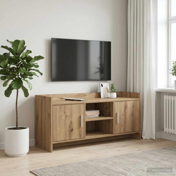 ARDEBO.de - TV-Schränk 102 x 33 x 47 cm Artisan-Eiche Holzwerkstoff