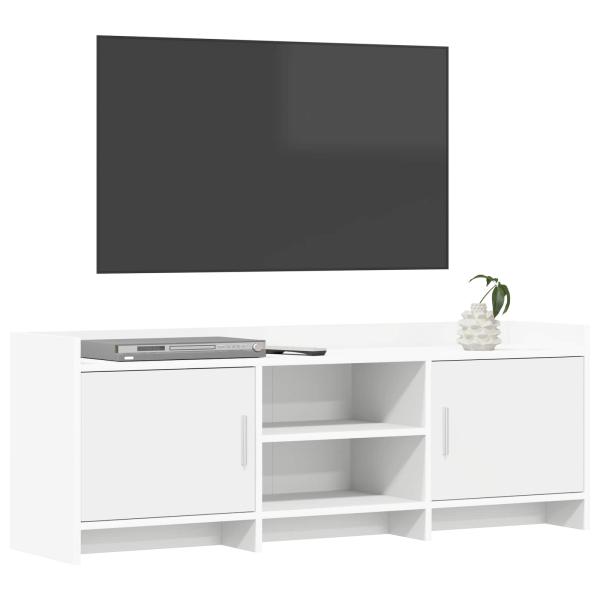 TV-Schränk 130 x 33 x 47 cm Weiß Holzwerkstoff