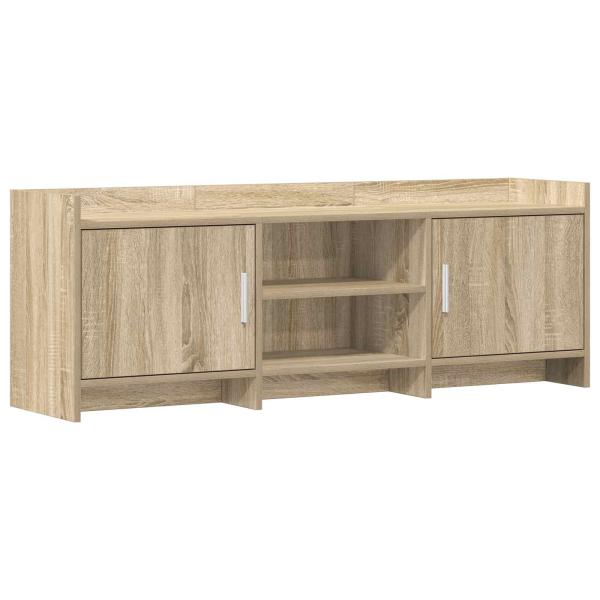 TV-Schränk 130 x 33 x 47 cm Sonoma-Eiche Holzwerkstoff