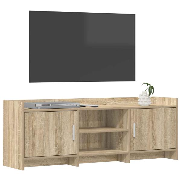 TV-Schränk 130 x 33 x 47 cm Sonoma-Eiche Holzwerkstoff