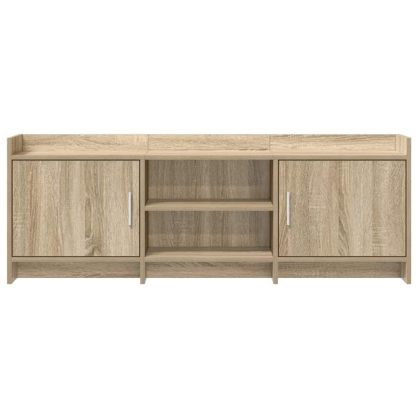 TV-Schränk 130 x 33 x 47 cm Sonoma-Eiche Holzwerkstoff