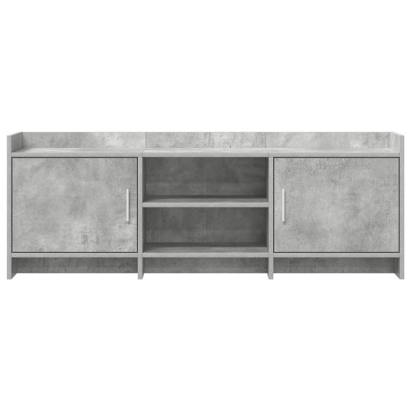 TV-Schränk 130 x 33 x 47 cm Betongrau Holzwerkstoff