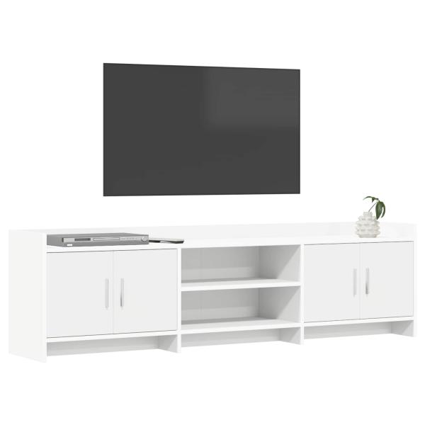 TV-Schränk 168 x 33 x 47 cm Weiß Holzwerkstoff